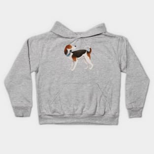 Dog breed Russian pinto hound Kids Hoodie